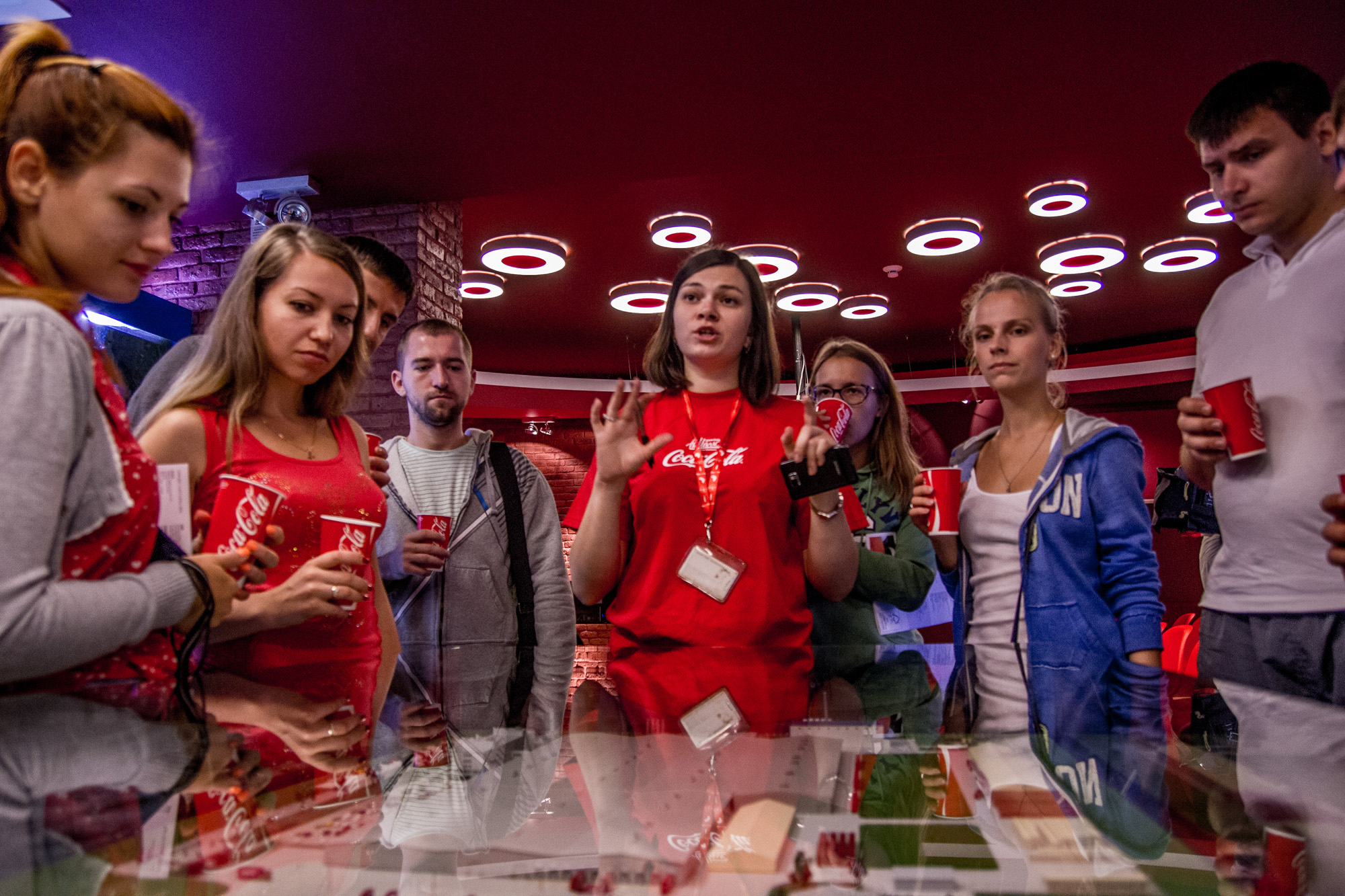 Visit of the participants of the «Climate Change Camp» Ecology Forum to the Coca-Cola plant